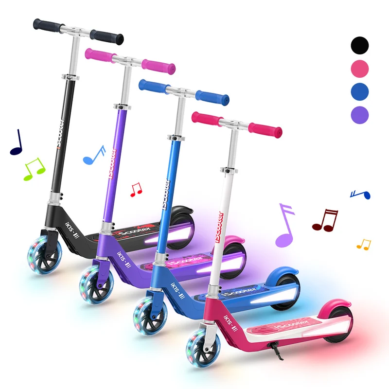 iScooter iK1S Kinder E-Scooter mit höhenverstellbarem Lenker