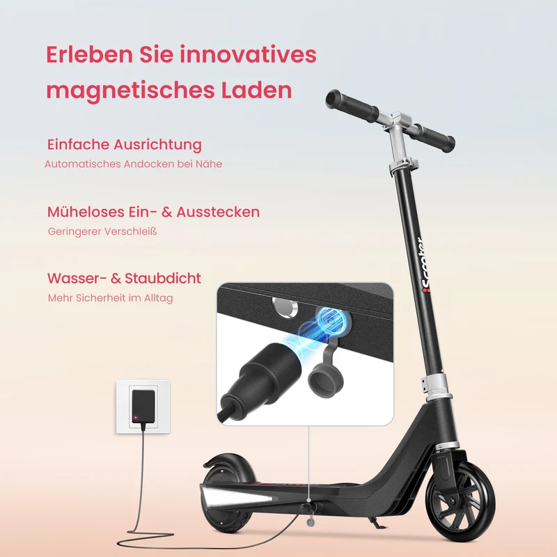 iScooter iK1S Kinder E-Scooter mit höhenverstellbarem Lenker