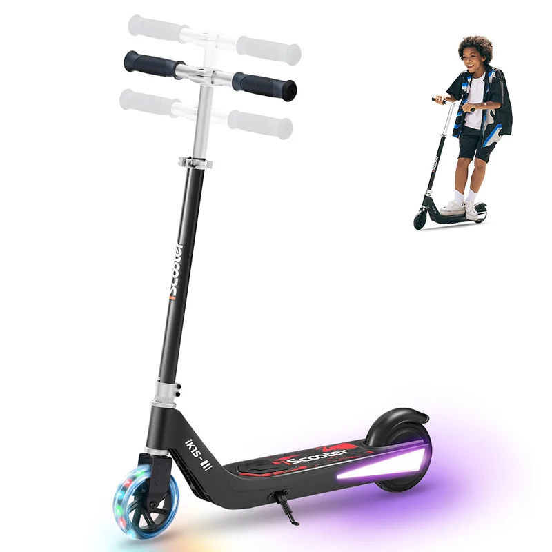 iScooter iK1S Kinder E-Scooter mit höhenverstellbarem Lenker