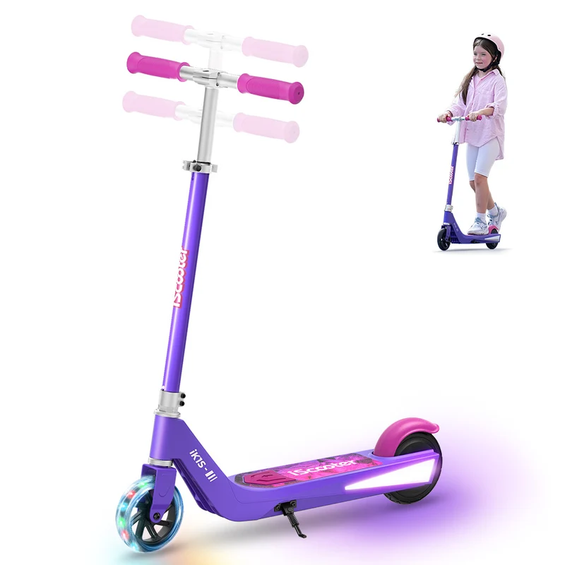 iScooter iK1S Kinder E-Scooter mit höhenverstellbarem Lenker