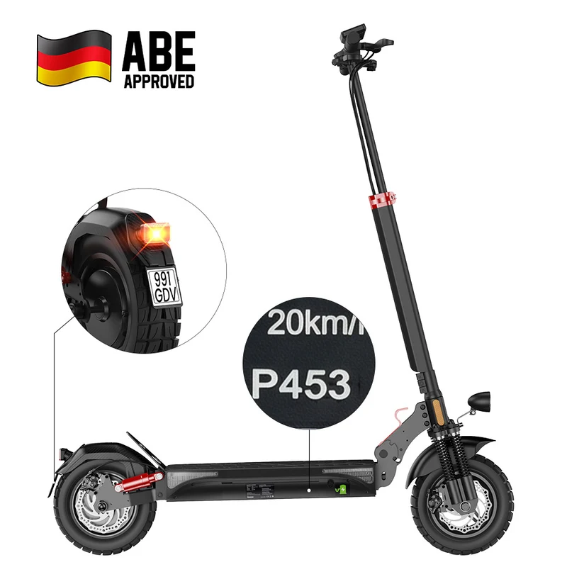 iScooter T4 Klappbarer Offroad-E-Scooter mit ABE/eKFV Straßenzulassung