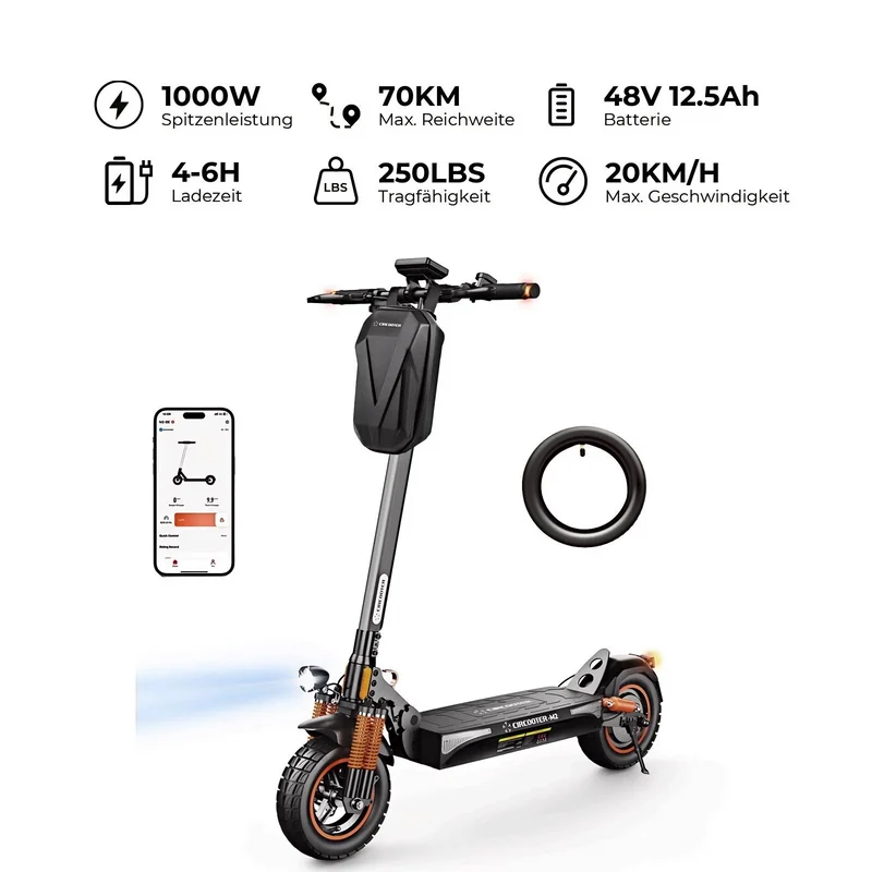 iScooter M2 Offroad E-Scooter Mit Straßenzulassung (ABE/eKFV)