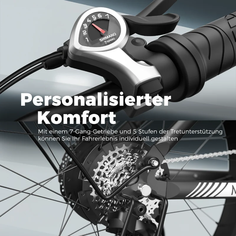 M60 Fat Tire Trekking E-Bike 750w