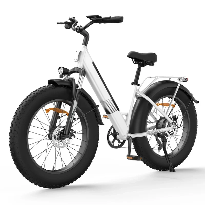 isinwheel M60 E-Fatbike Cruiser mit 26 Zoll Fat Tires 750W Motor