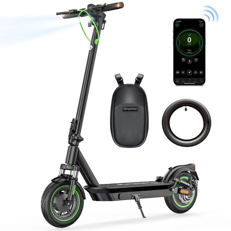 isinwheel S10Plus 60KM Komfort-Pendler E-Scooter Mit Straßenzulassung (ABE, eKFV)