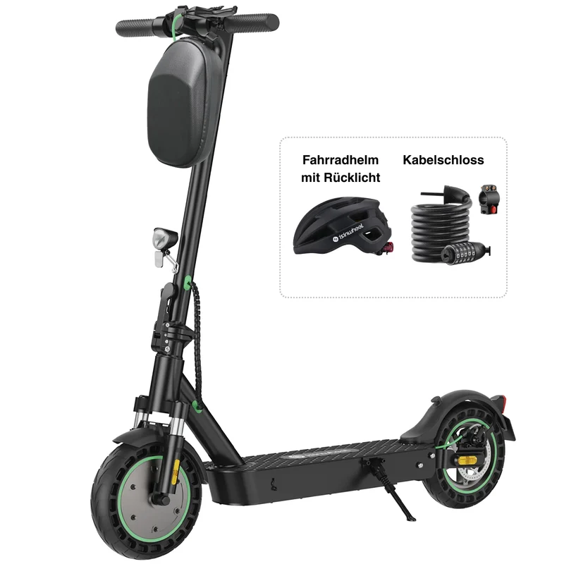 isinwheel S9Max Komfort-Pendler E-Scooter Mit Straßenzulassung (ABE, eKFV)