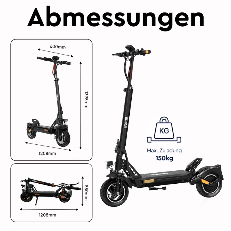 RCB Offroad E-Scooter D5 Ultra NFC Blinker (ABE)