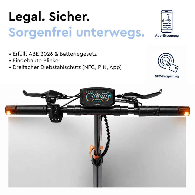 [Vorbestellung] RCB Offroad E‑Scooter D7 PRO Ultra NFC Blinker (ABE) – 839€ Vorbestellpreis, Versand ab Oktober