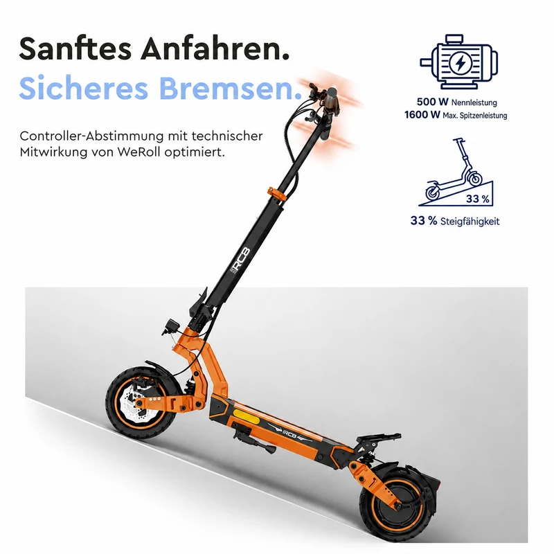 [Vorbestellung] RCB Offroad E‑Scooter D7 PRO Ultra NFC Blinker (ABE) – 839€ Vorbestellpreis, Versand ab Oktober