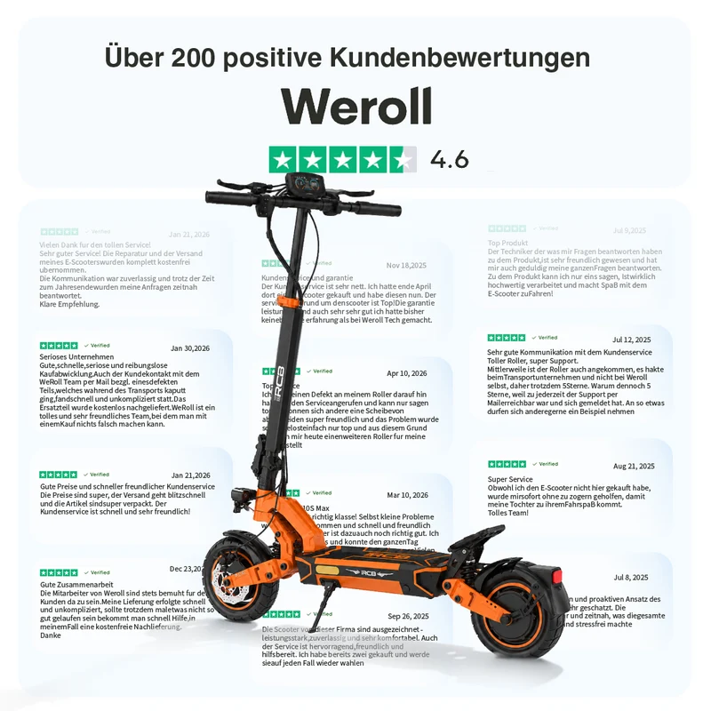 [Vorbestellung] RCB Offroad E‑Scooter D7 PRO Ultra NFC Blinker (ABE) – 839€ Vorbestellpreis, Versand ab Oktober