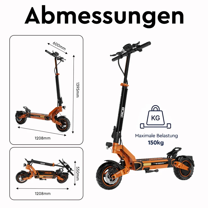 RCB Offroad E-Scooter D7 Ultra NFC Blinker (ABE)
