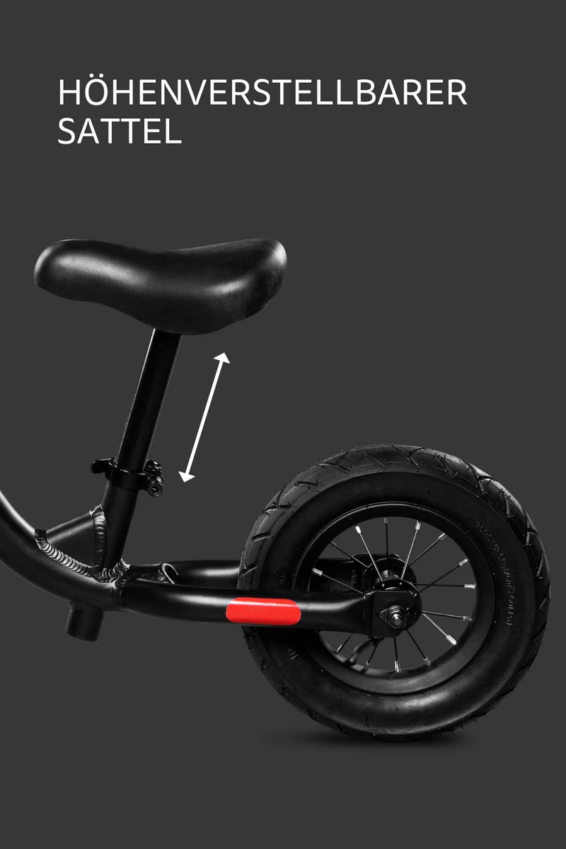 Micro Balance Bike Black