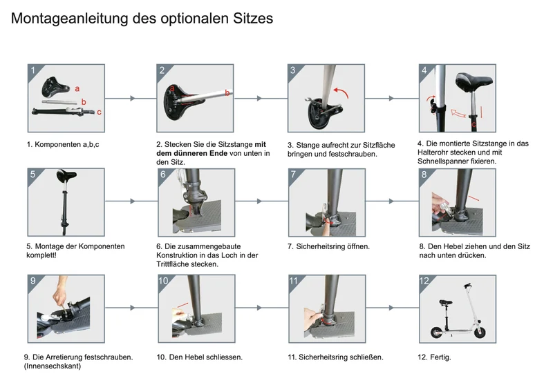 ePowerFun ePF-1/Pro – Sitz Original