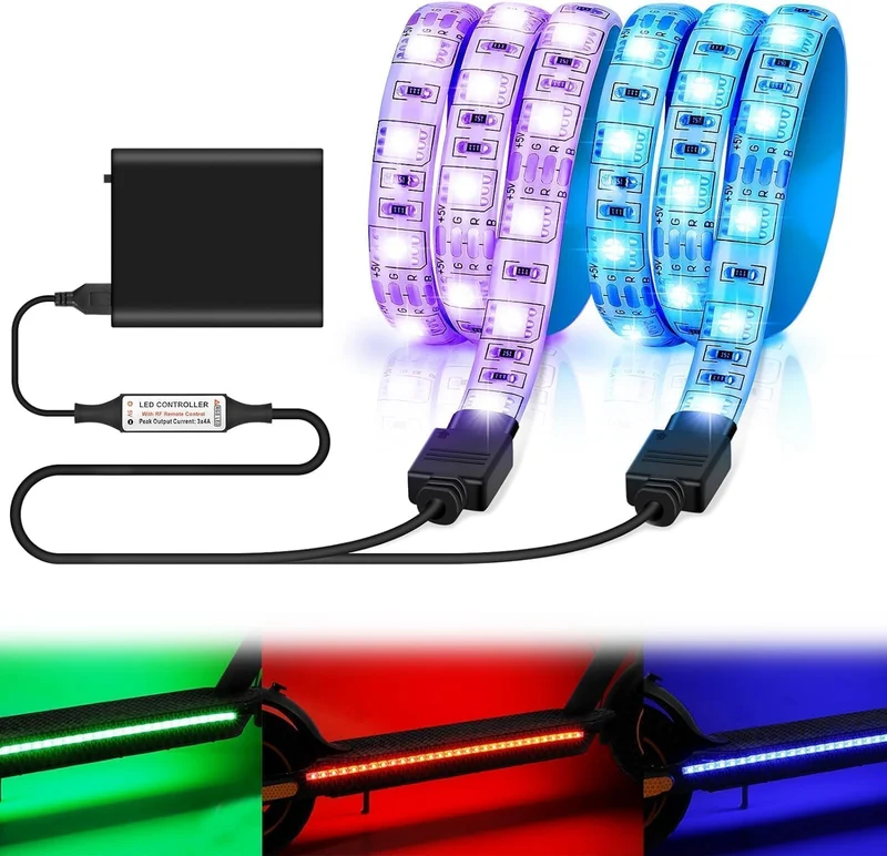 Elektro Scooter LED Streifen Lichter