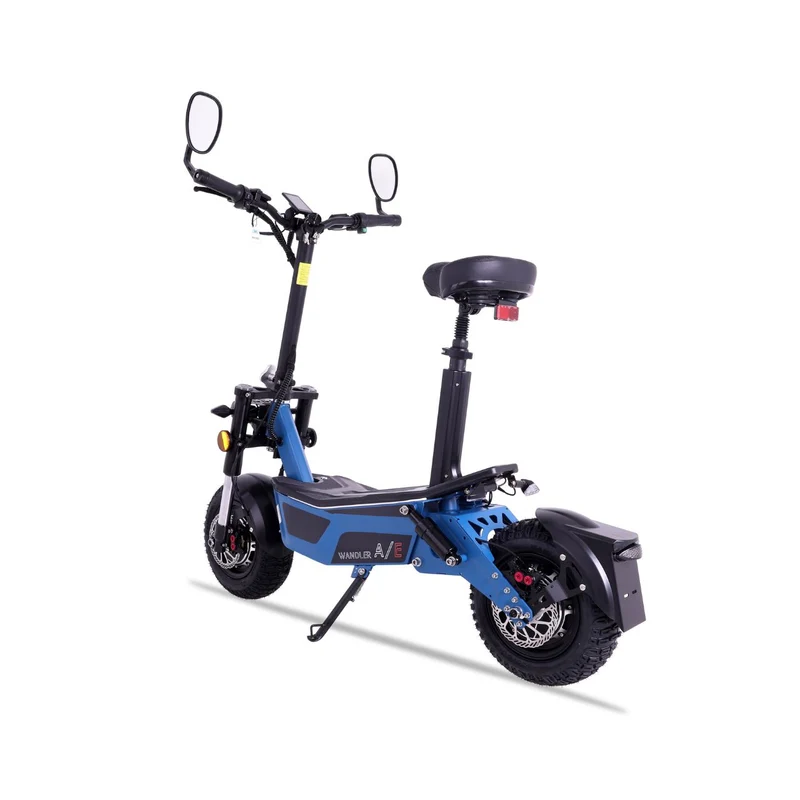 WANDLER A/E Blau – Allrad Elektroroller 45 km/h mit 2×1500W