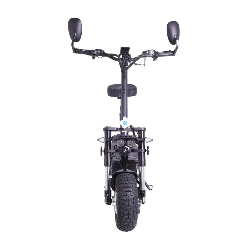 WANDLER A/E Schwarz – robuster Allrad Elektroroller 45 km/h mit Sitz