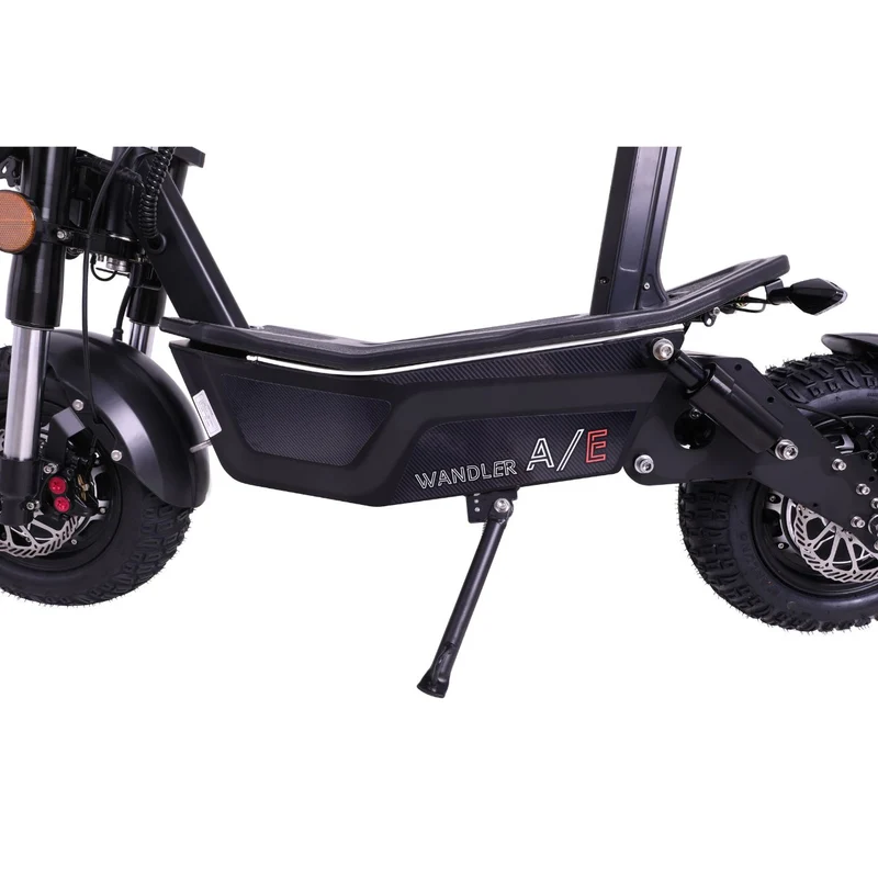 WANDLER A/E Schwarz – robuster Allrad Elektroroller 45 km/h mit Sitz