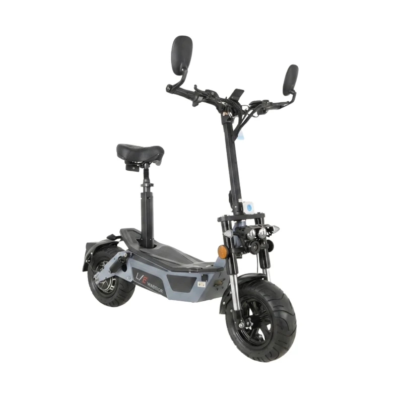 WANDLER L/E Grau – Leichtmofa 20 km/h mit Sitz für Stadt & Alltag