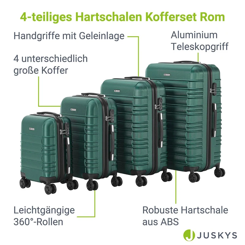 Hartschalen Kofferset Rom