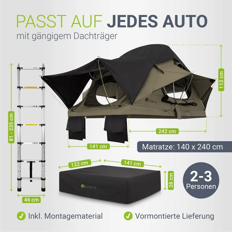 Dachzelt Lago für 2-3 Personen