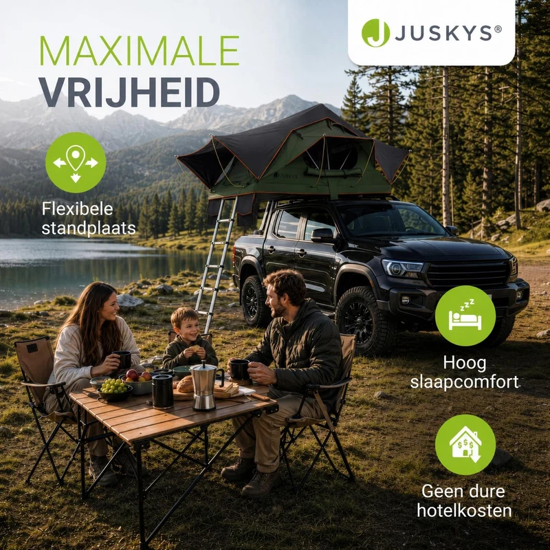 Dachzelt Lago für 2-3 Personen