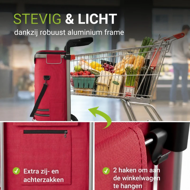 3in1 Einkaufstrolley - 56 L Kapazität