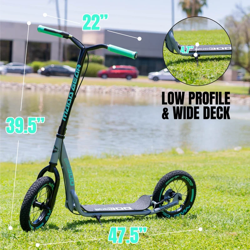 MADD GEAR | Scooter | Metro Urban Glide 300 | Grau Teal