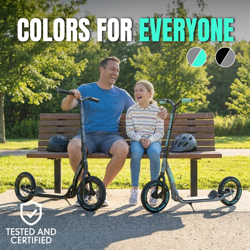 MADD GEAR | Scooter | Metro Urban Glide 300 | Grau Teal
