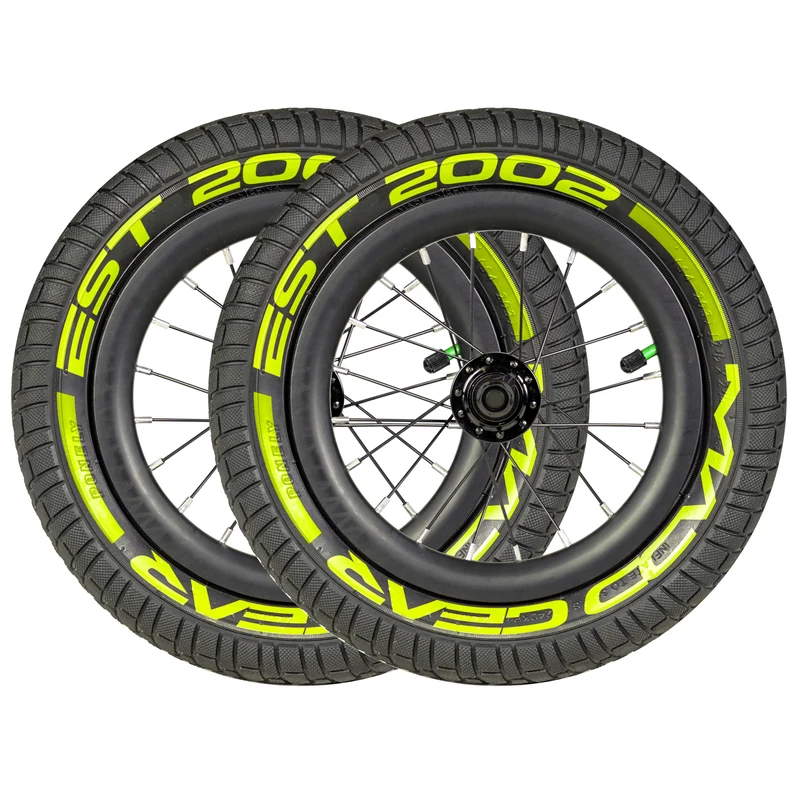 Madd Gear Luftreifen Metro Glide 12 Zoll – Schwarz & Grün