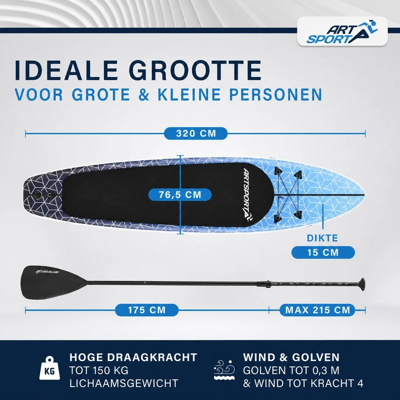 Stand Up Paddling Board - Komplett Set