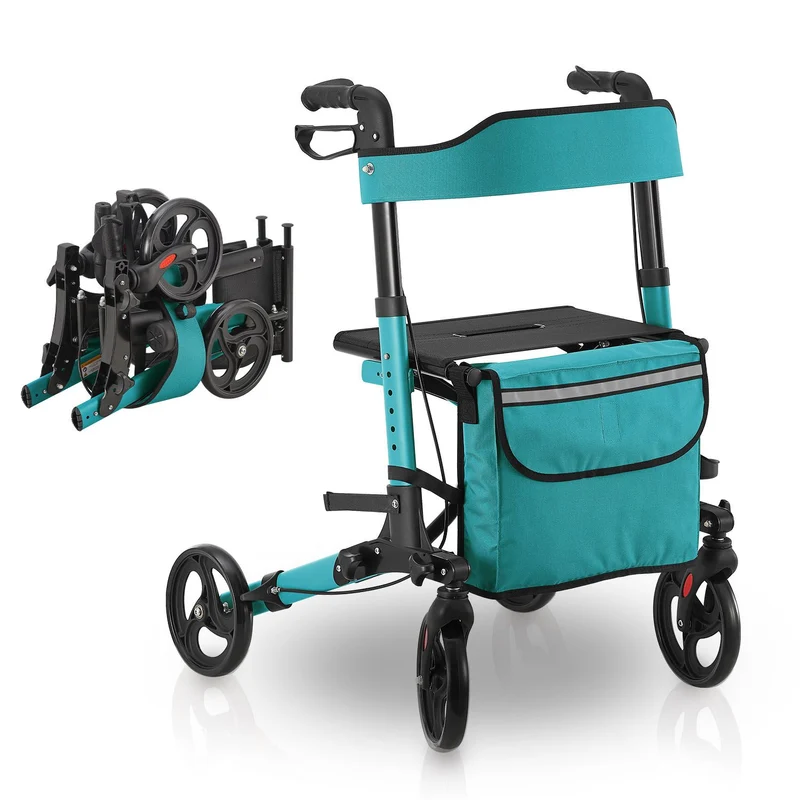 Aluminium Rollator Vital mit Sitz