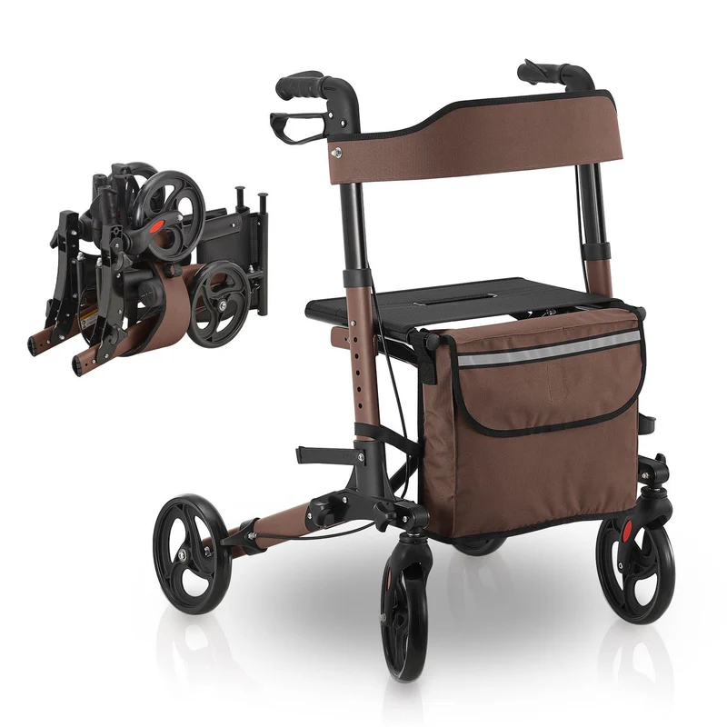 Aluminium Rollator Vital mit Sitz