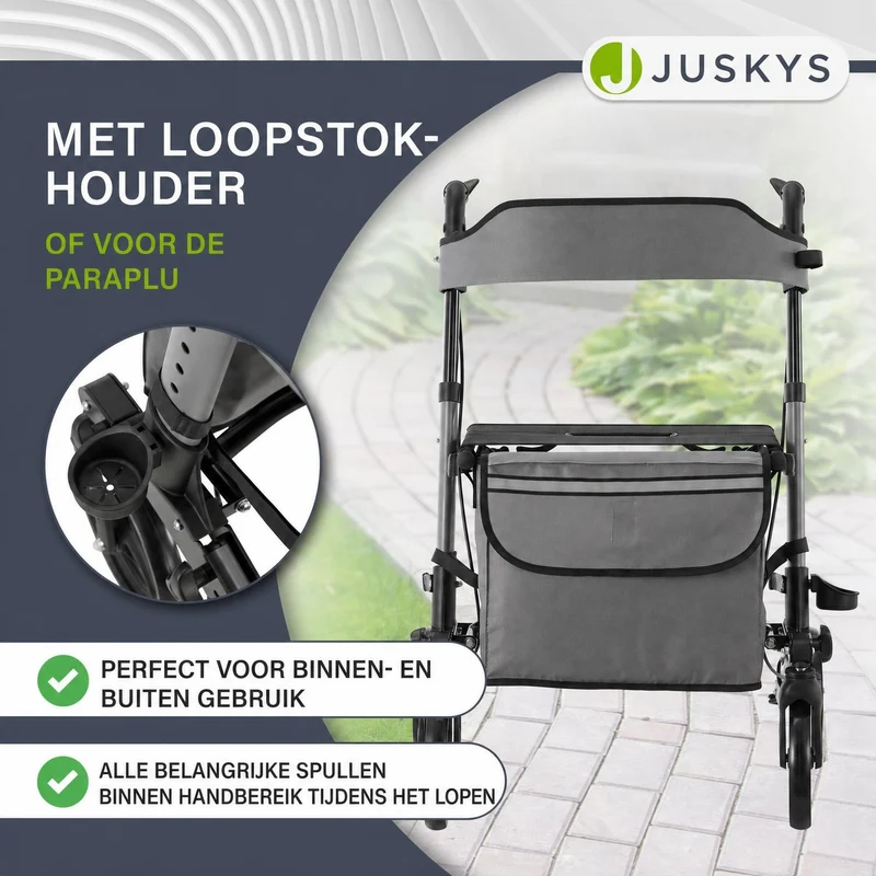 Aluminium Rollator Vital mit Sitz