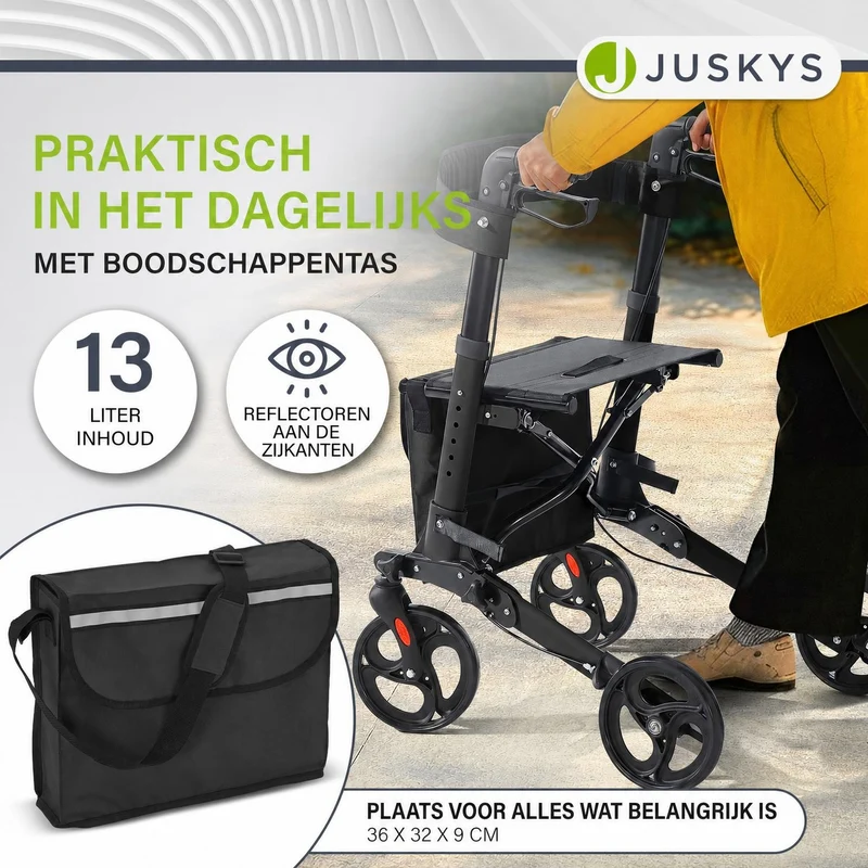 Aluminium Rollator Vital mit Sitz