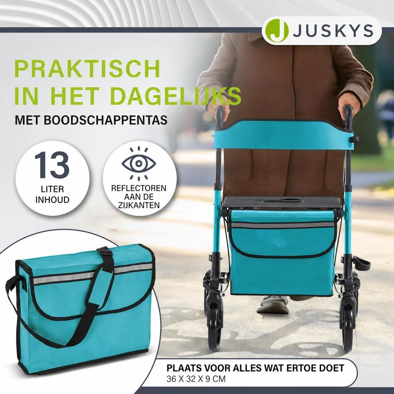 Aluminium Rollator Vital mit Sitz