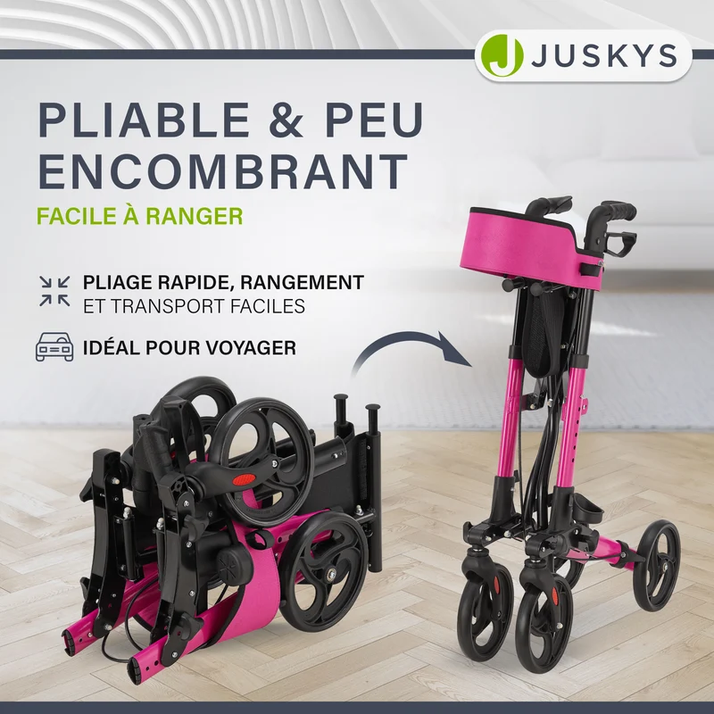 Aluminium Rollator Vital mit Sitz