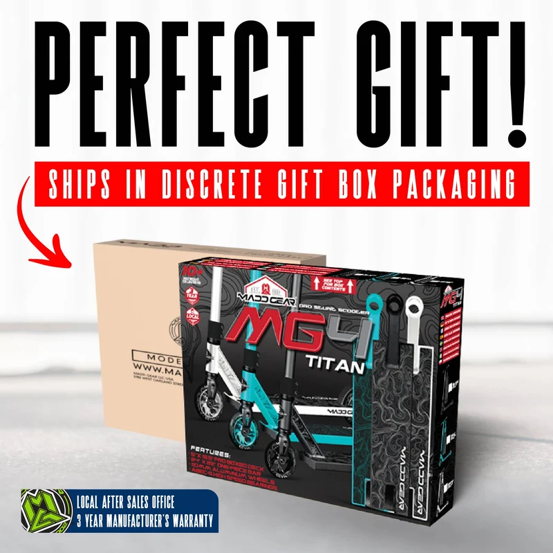 Madd Gear MG4 Titan Stunt Scooter – Türkis