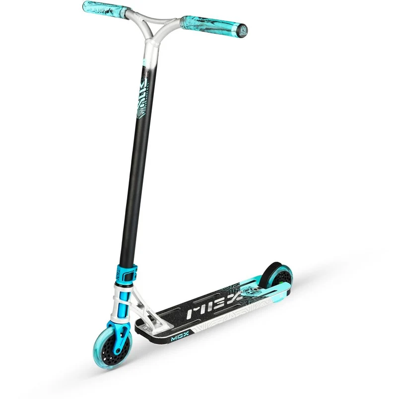 MGP MGX Extreme E1 Stunt Scooter - Silber-Türkis