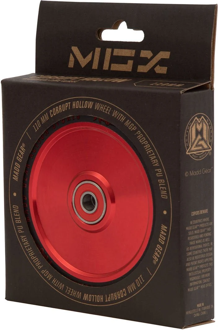 MGP | Rolle Corrupt Hollow | 110mm | rot schwarz