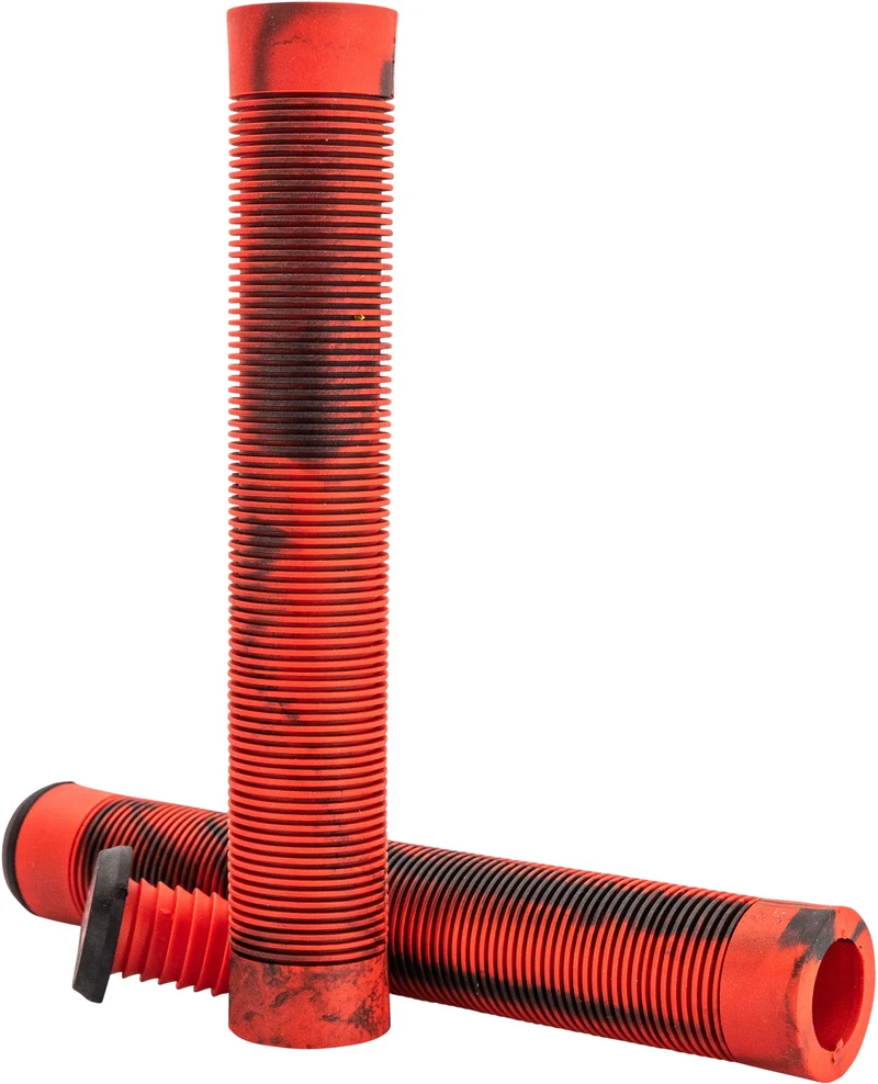 MGP | Grind Griffe Swirl | TPR Flangeless | Schwarz-rot