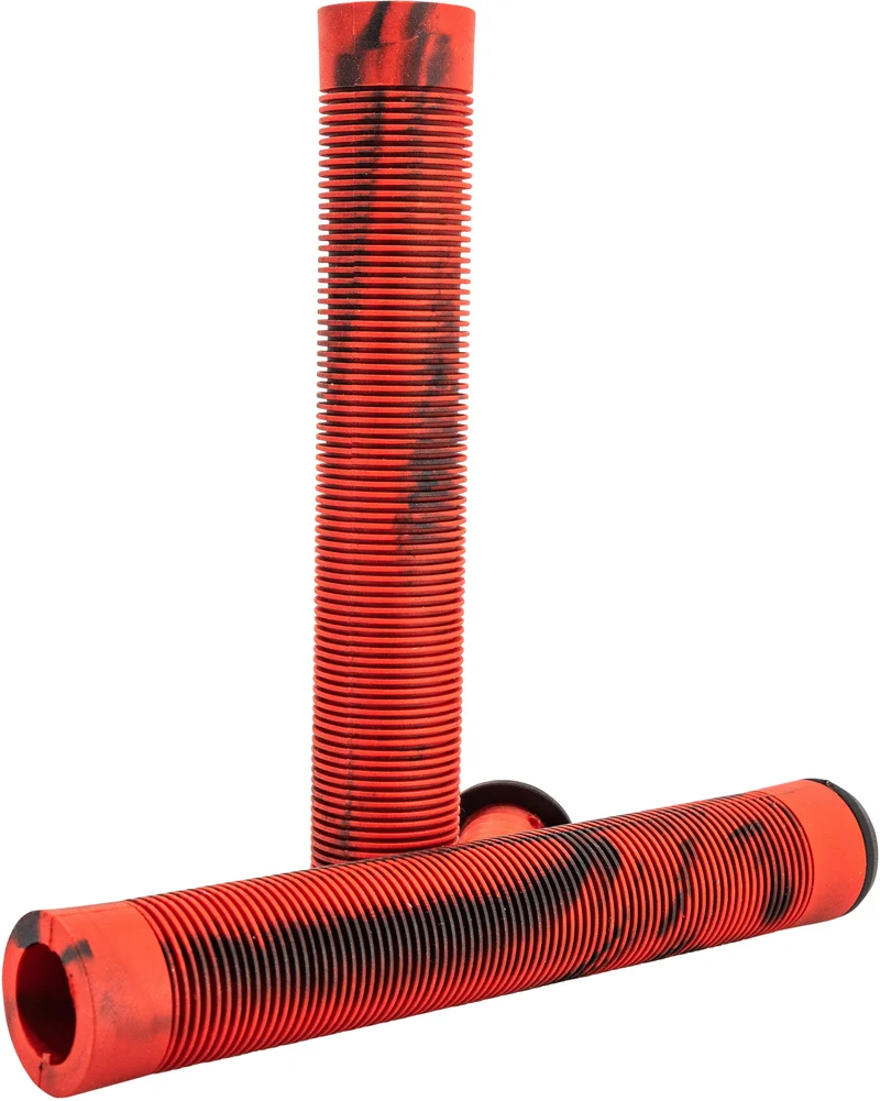 MGP | Grind Griffe Swirl | TPR Flangeless | Schwarz-rot