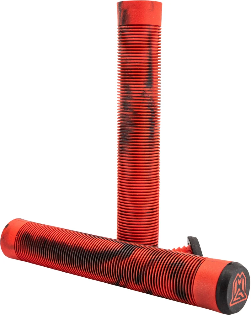 MGP | Grind Griffe Swirl | TPR Flangeless | Schwarz-rot