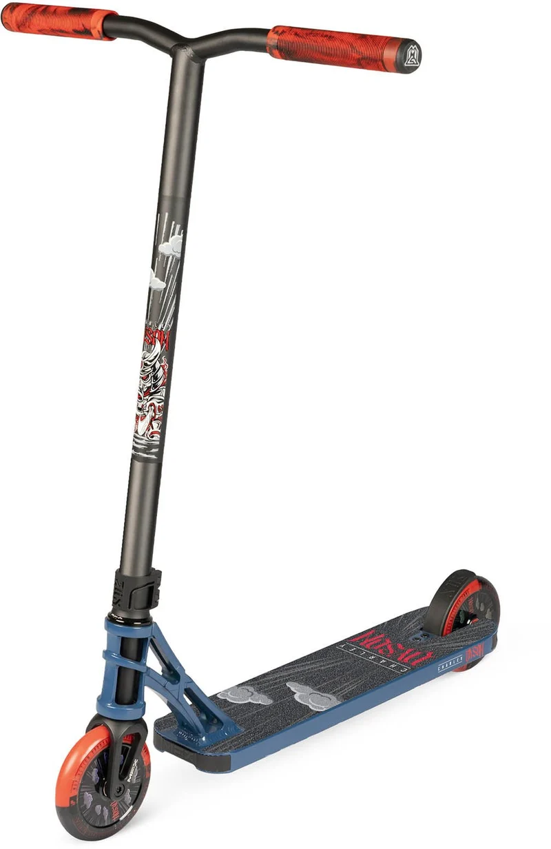 MGP MGX Charley Dyson Stunt Scooter – Dunkel Navy Rot