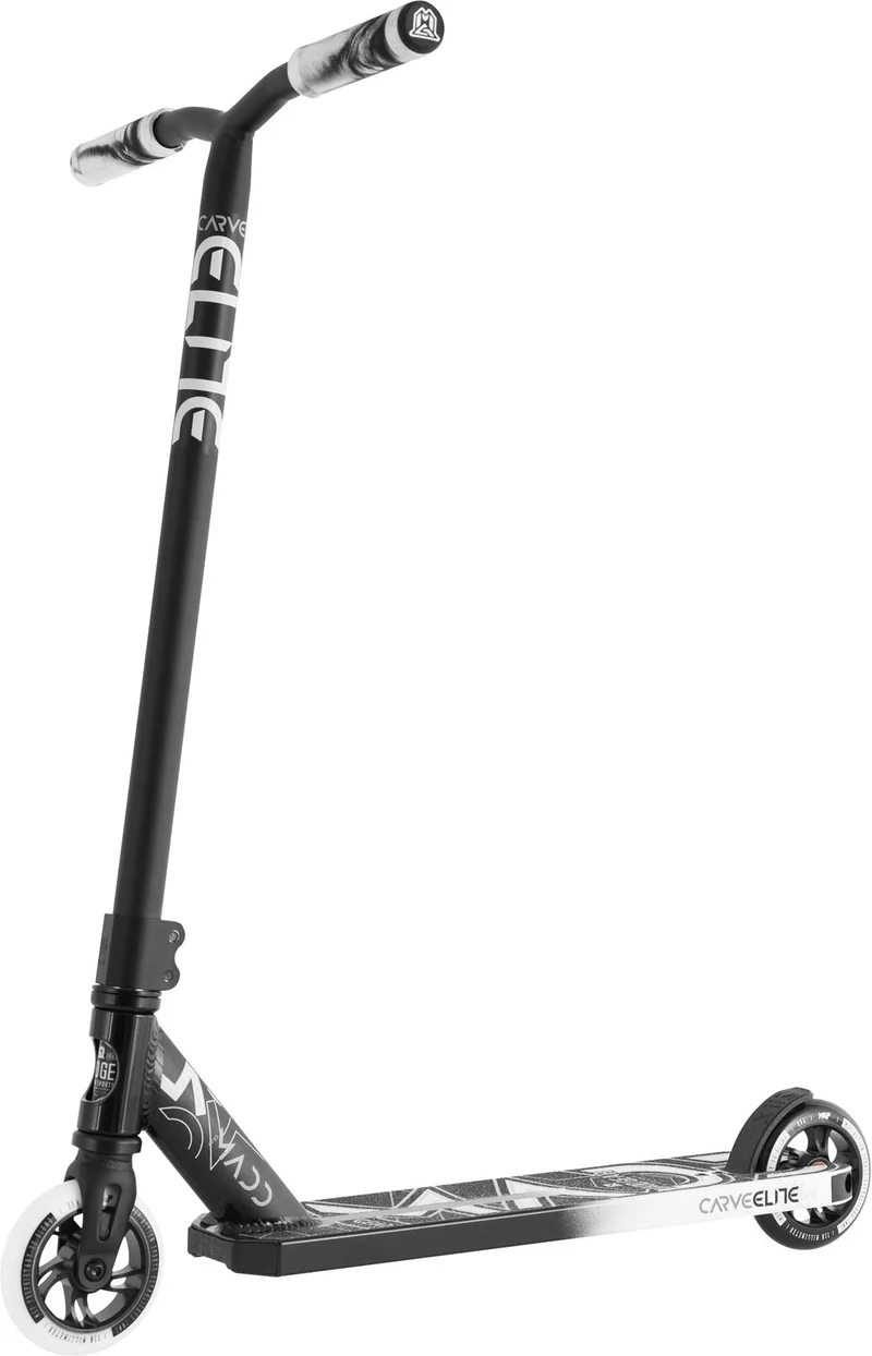 Madd Gear Carve Elite Stunt Scooter - Schwarz-Weiß