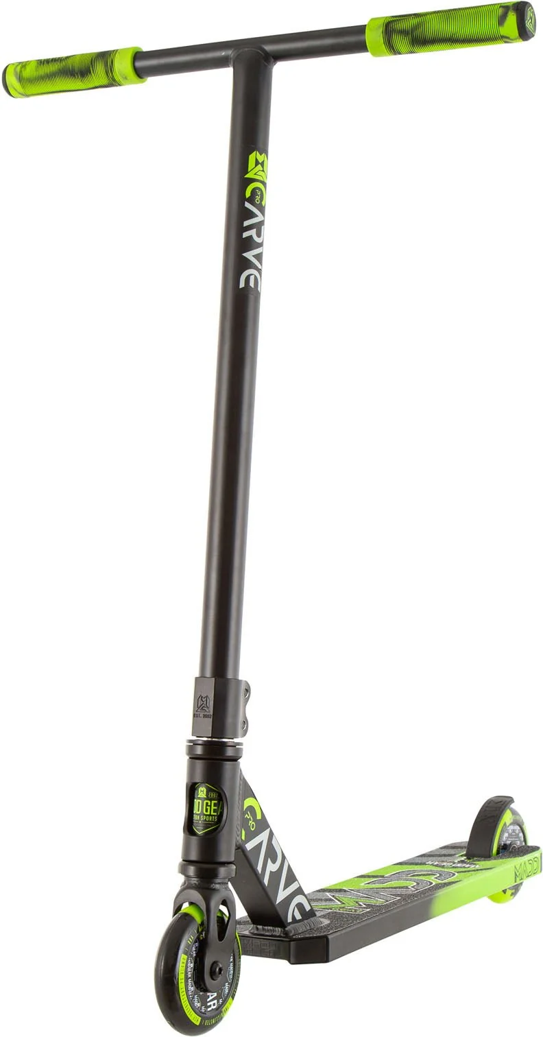 Madd Gear Carve Pro X Stunt Scooter - Schwarz-Grün