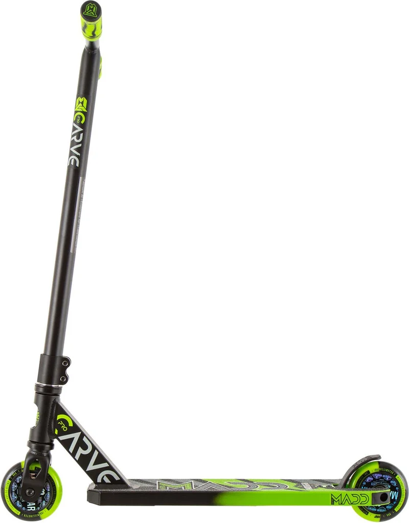 Madd Gear Carve Pro X Stunt Scooter - Schwarz-Grün
