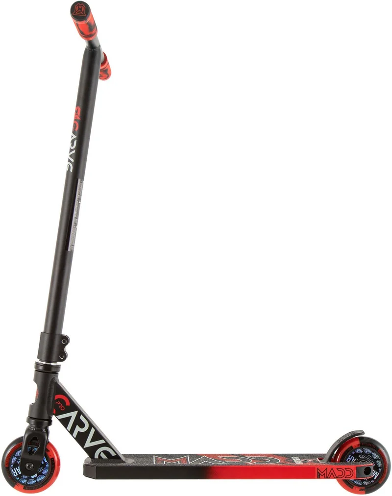 Madd Gear Carve Pro X Stunt Scooter - Schwarz-Rot