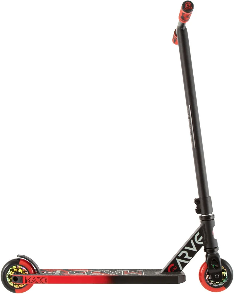 Madd Gear Carve Pro X Stunt Scooter - Schwarz-Rot