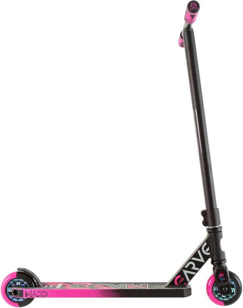 Madd Gear Carve Pro X Stunt Scooter - Schwarz-Pink
