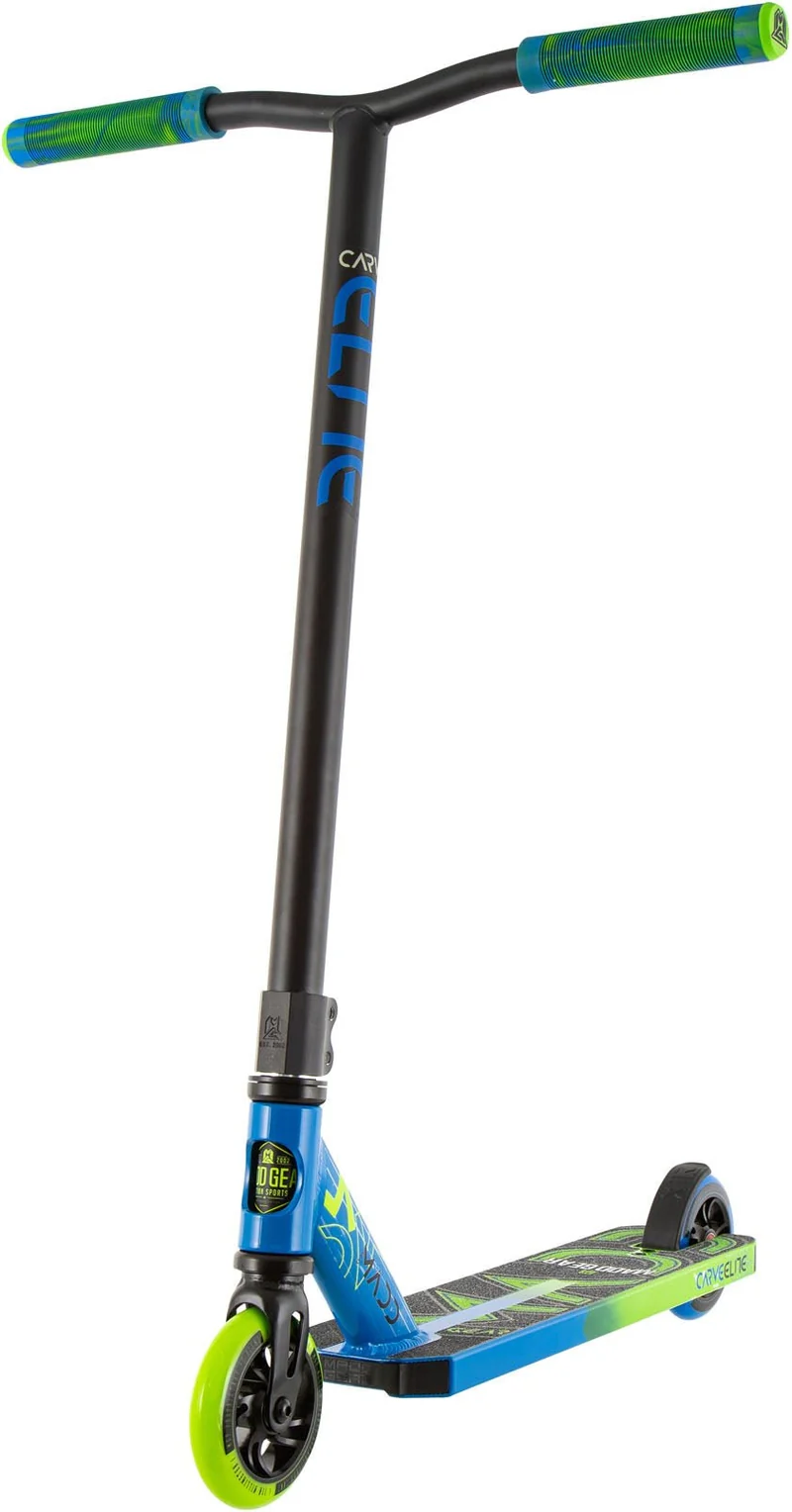 Madd Gear Carve Elite Stunt Scooter - Blau-Grün